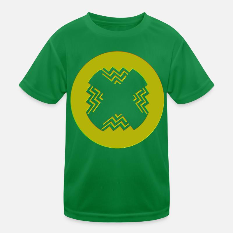 Circular Inner Style Kids Functional T-Shirt