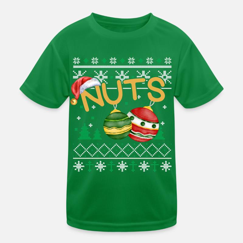 Chestnuts Drôle Noël Couples Tenue T-shirt sport Enfant