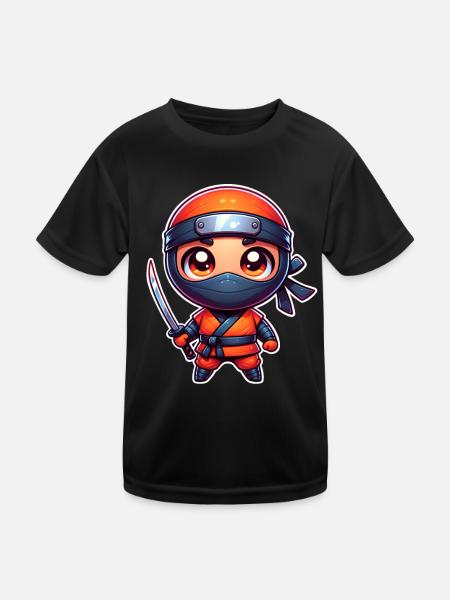 Ninja - T-shirt sport Enfant - noir - Devant