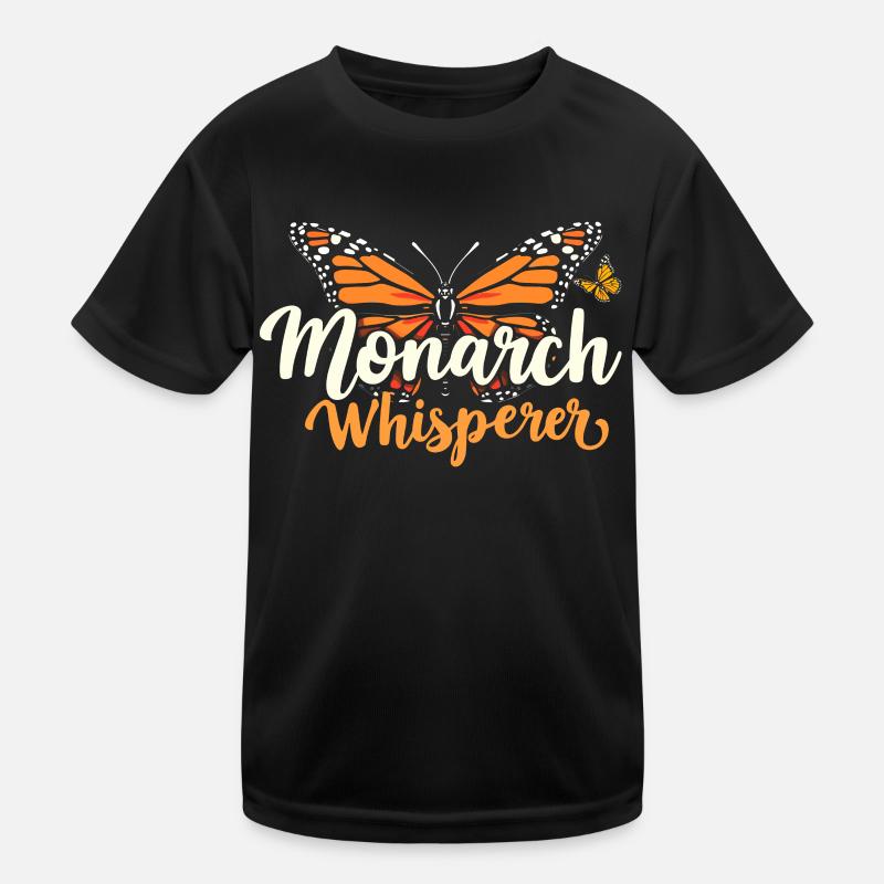 Schmetterling, Monarch Whisperer, Entomologe Kinder Funktions-T-Shirt