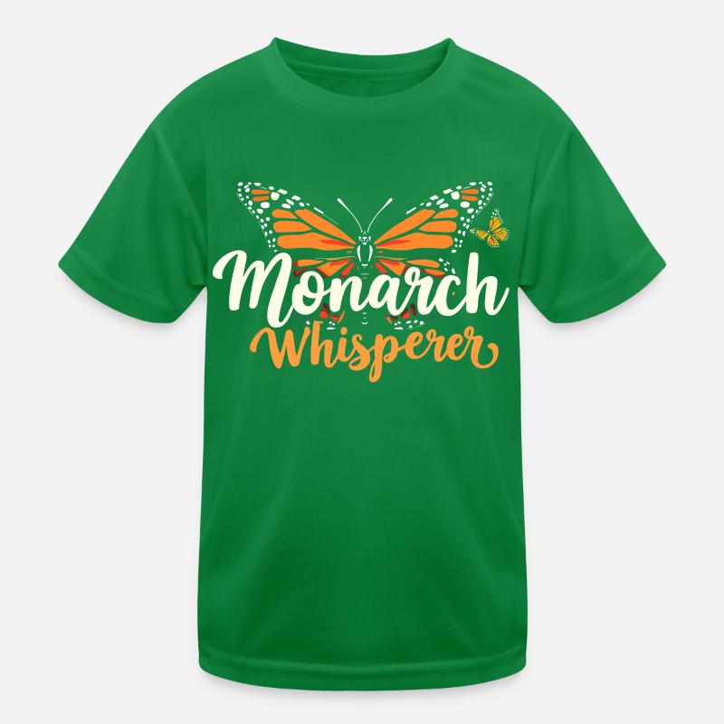 Schmetterling, Monarch Whisperer, Entomologe Kinder Funktions-T-Shirt