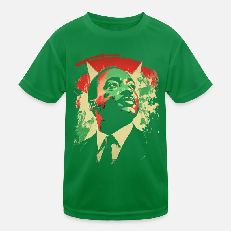 MLK Patrimoine afro-américain Mois de l’histoire des Noirs T-shirt sport Enfant
