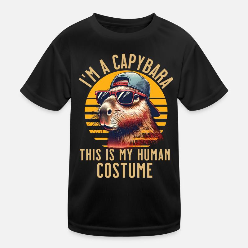 Déguisement de capybara T-shirt sport Enfant