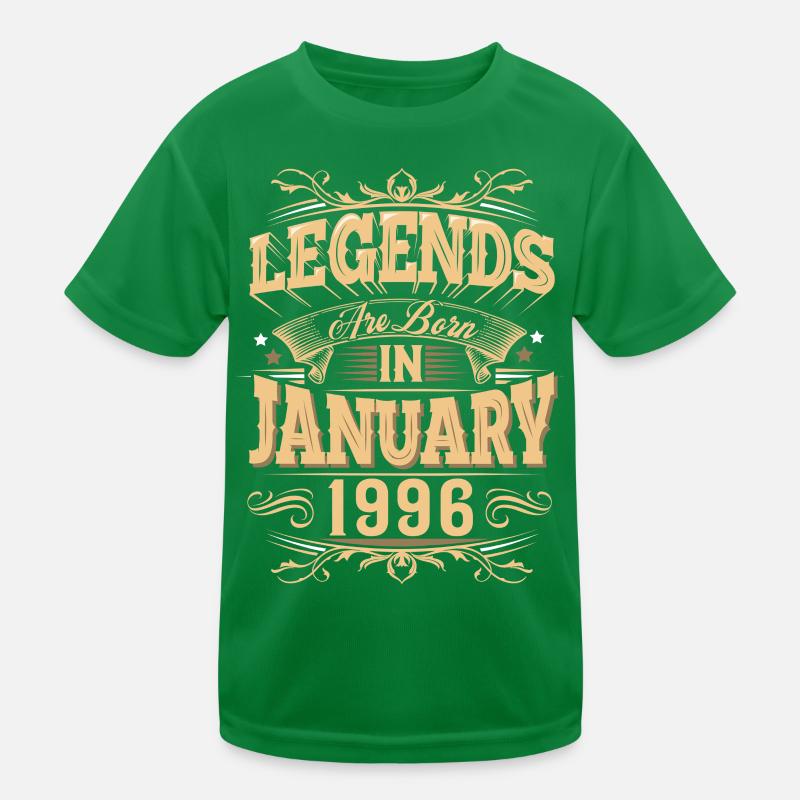 Januar 1996 Geburtstag Legende Kinder Funktions-T-Shirt