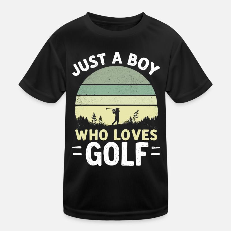 Golf, Golfer, Golfer, Golfer, Boy Kids Functional T-Shirt