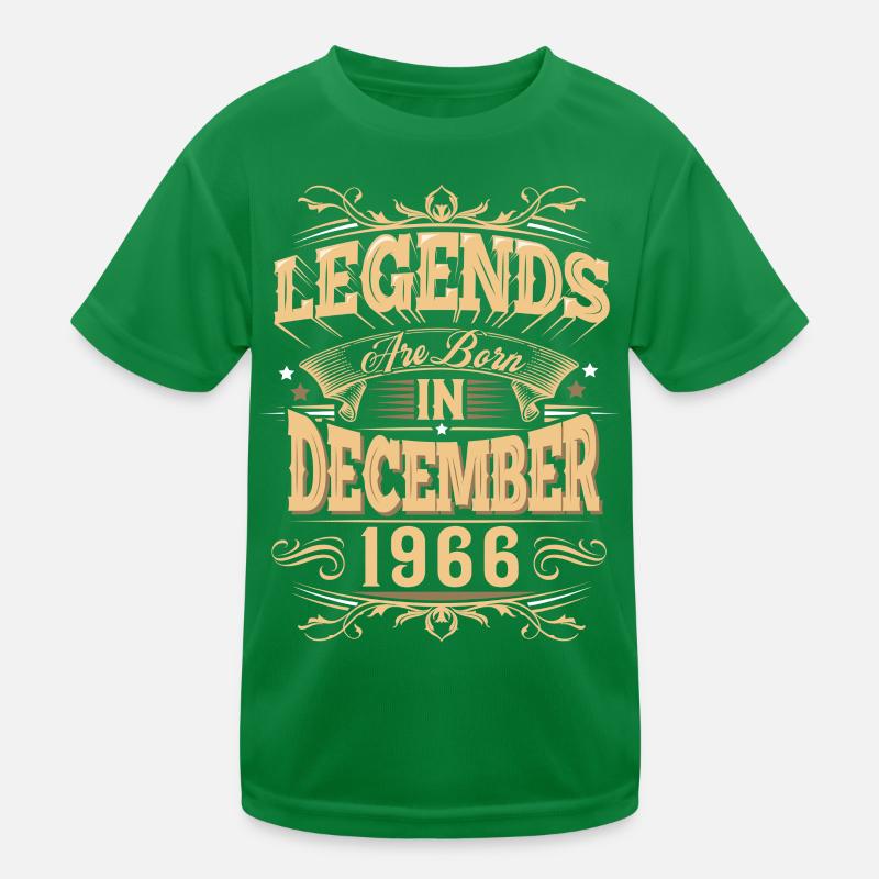 Légende de l’anniversaire de décembre 1966 T-shirt sport Enfant