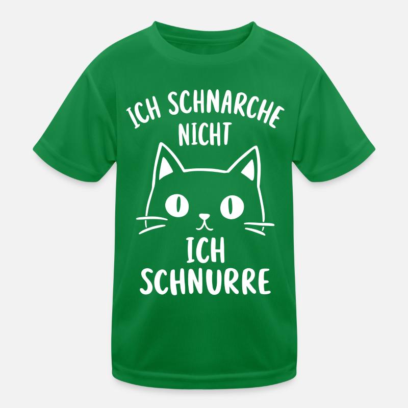 Chemise de nuit Pyjama Chat Dormir Ronflement T-shirt sport Enfant