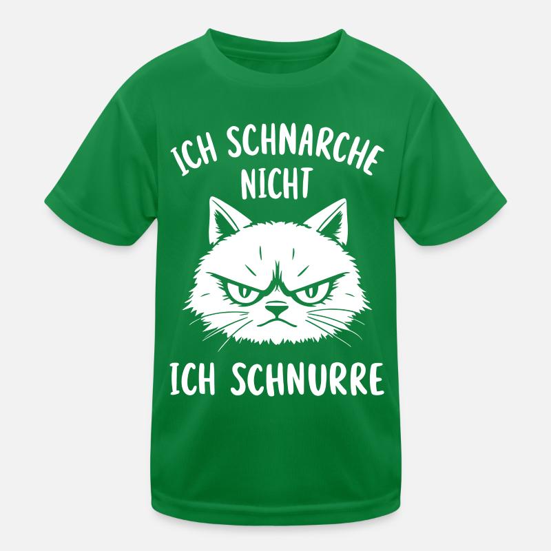 Chemise de nuit Pyjama Chat Dormir Ronflement T-shirt sport Enfant