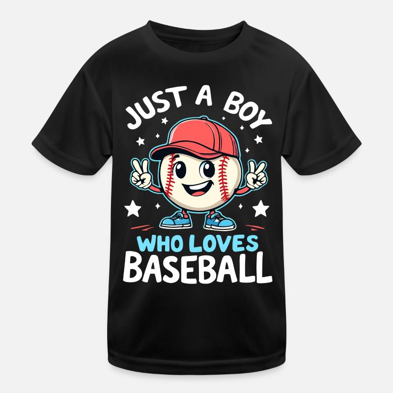 Baseball, Joueur De Baseball, Garçon, Joueur De Baseball T-shirt sport Enfant