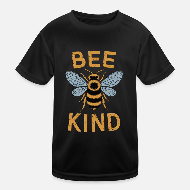bee kind Kinder Funktions-T-Shirt