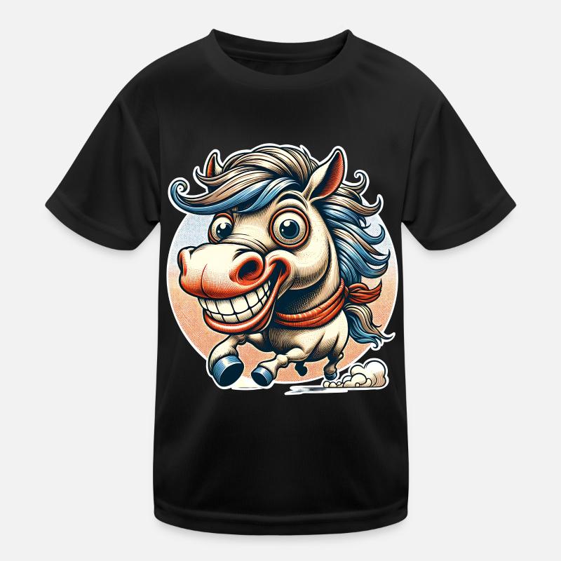Horse Kids Functional T-Shirt