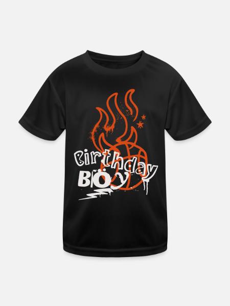 Basketball Basketball Basketball Joueur Anniversaire - T-shirt sport Enfant - noir - Devant
