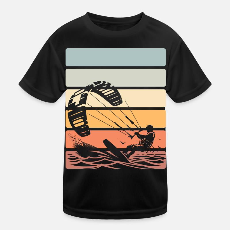 Kitesurf Kitesurfer Kiteboard T-shirt sport Enfant