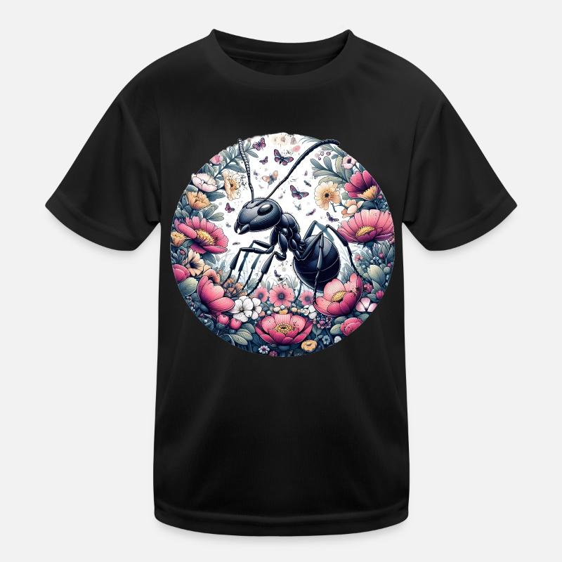 Fleurs de fourmis T-shirt sport Enfant