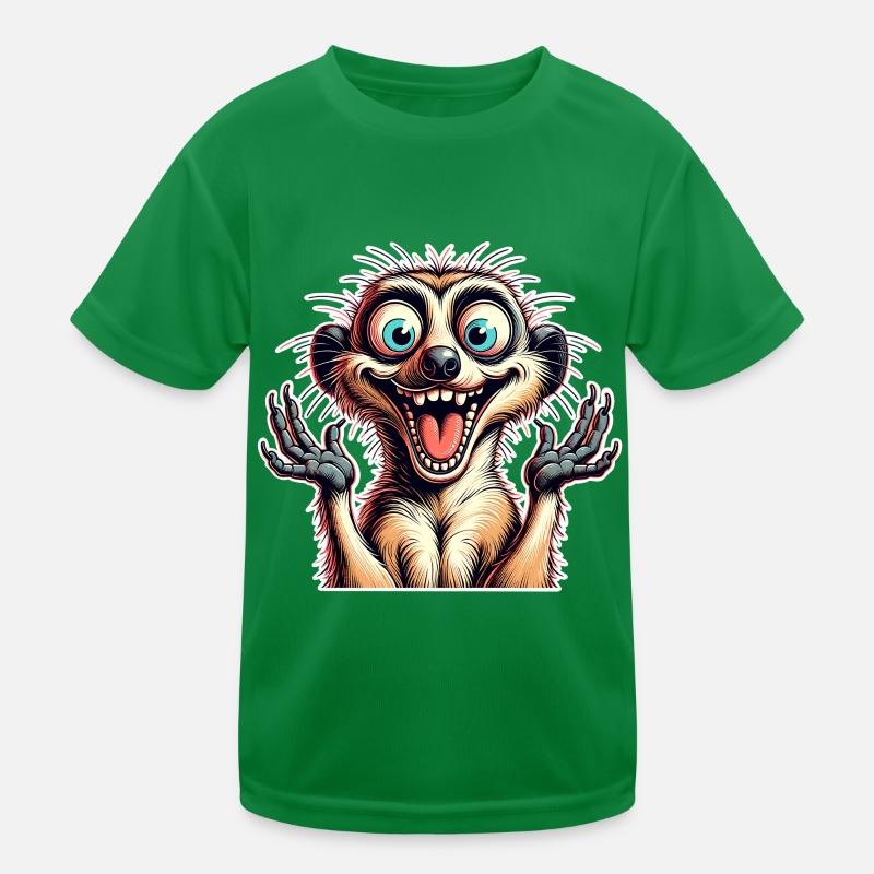 Erdmännchen Kinder Funktions-T-Shirt