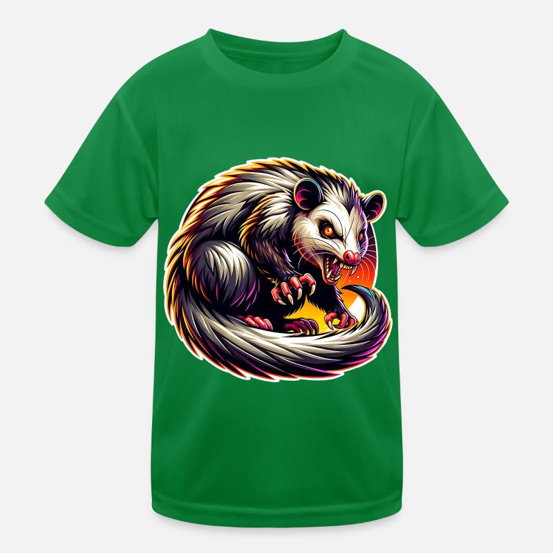 Opossum Kinder Funktions-T-Shirt