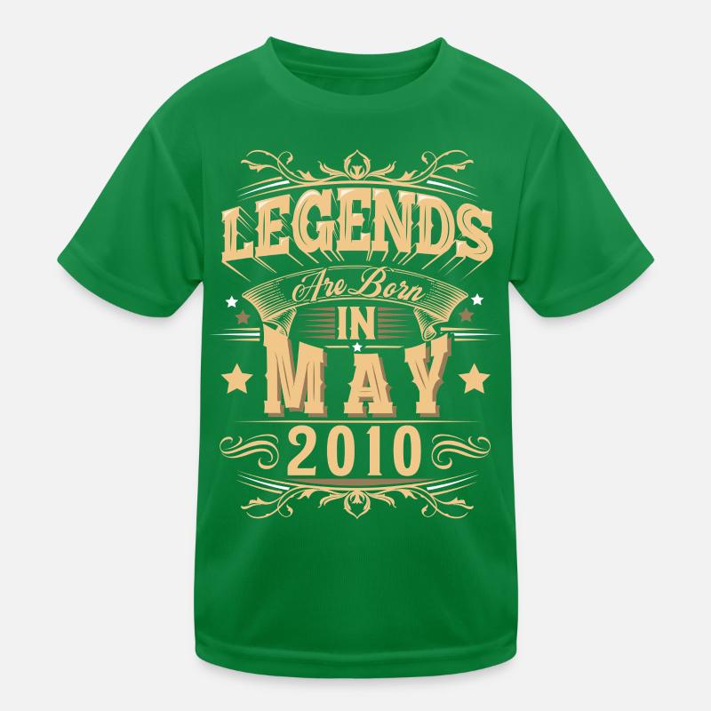 May 2010 Birthday Legend Kids Functional T-Shirt