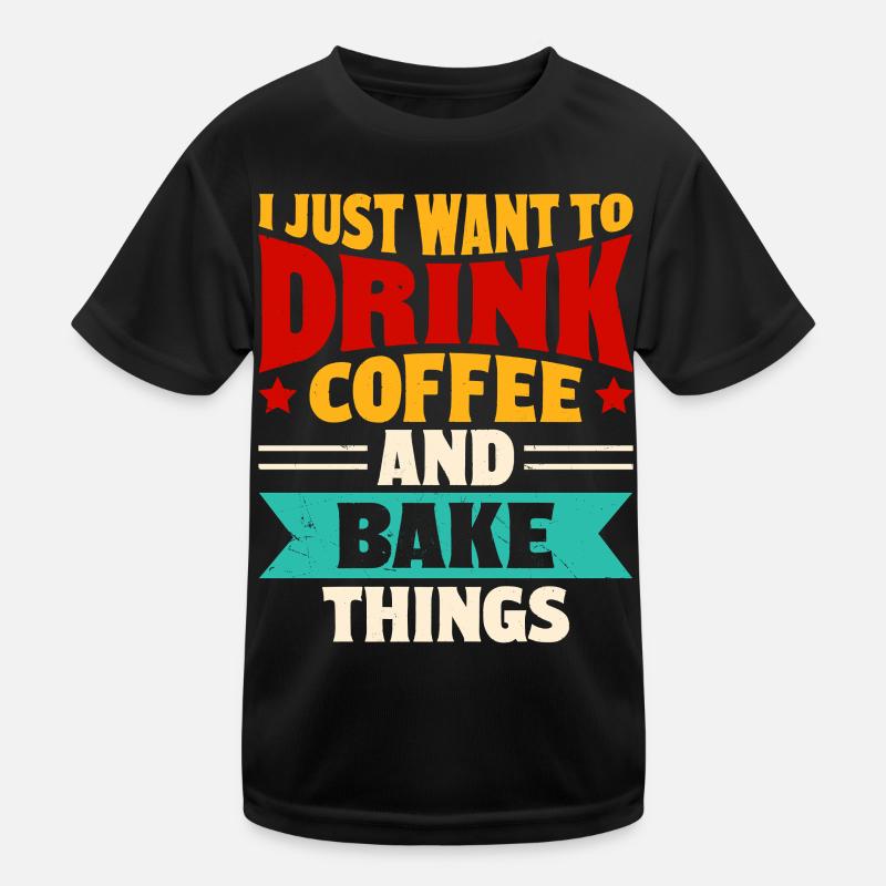 Backen Kinder Funktions-T-Shirt