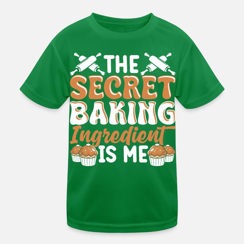 Baking Baker Bakery Kids Functional T-Shirt