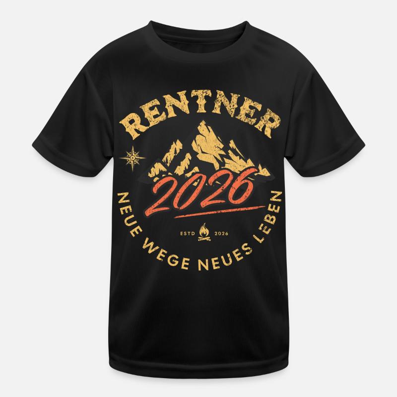 Rentner 2026 Kinder Funktions-T-Shirt