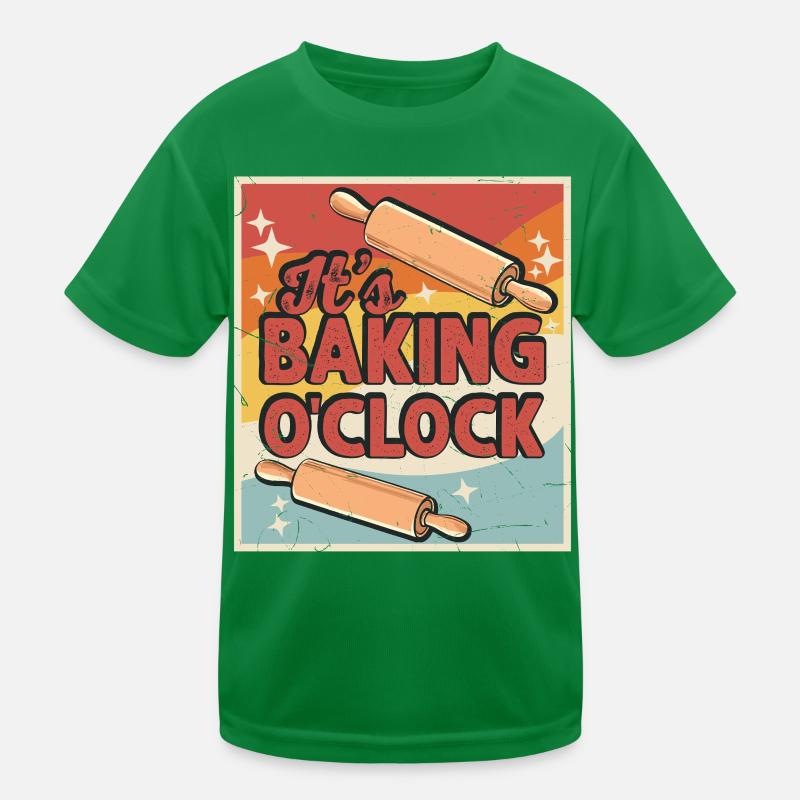 Baking Baker Bakery Kids Functional T-Shirt