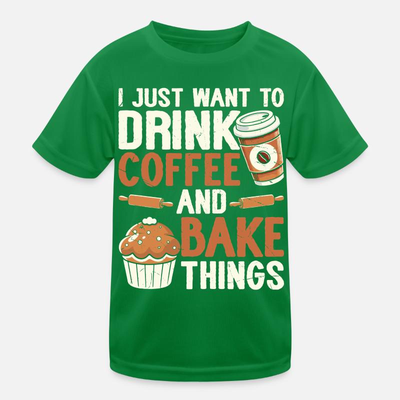 Baking Baker Bakery Kids Functional T-Shirt