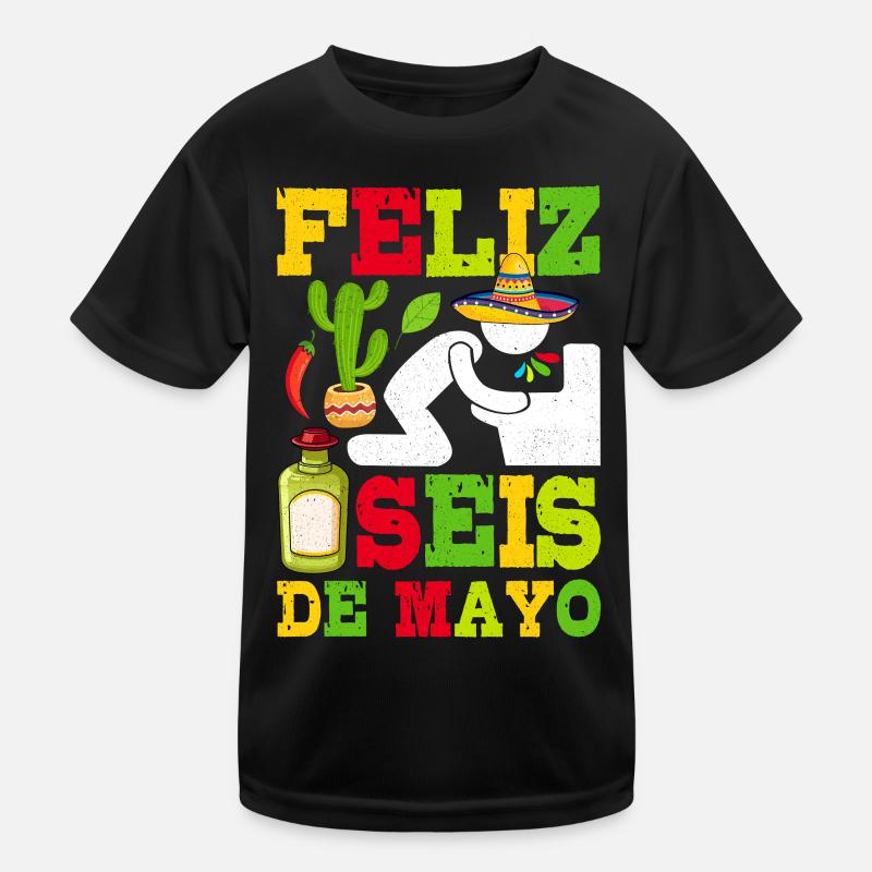 Cinco De Mayo Kids Functional T-Shirt