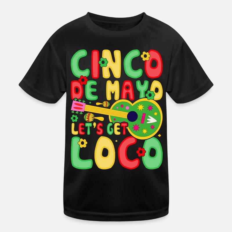 Cinco De Mayo Kids Functional T-Shirt