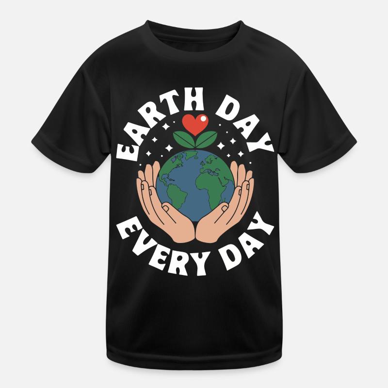 Earth Day Kinder Funktions-T-Shirt