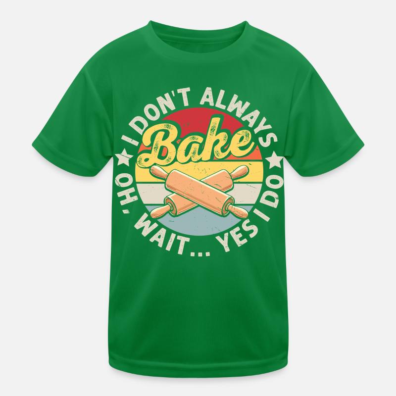 Backen Kinder Funktions-T-Shirt
