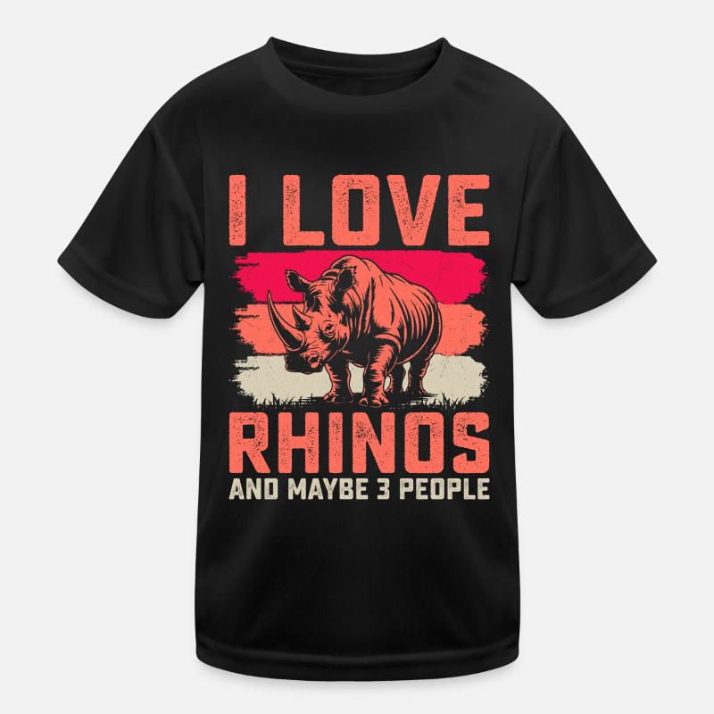 Rhinoceros Kids Functional T-Shirt