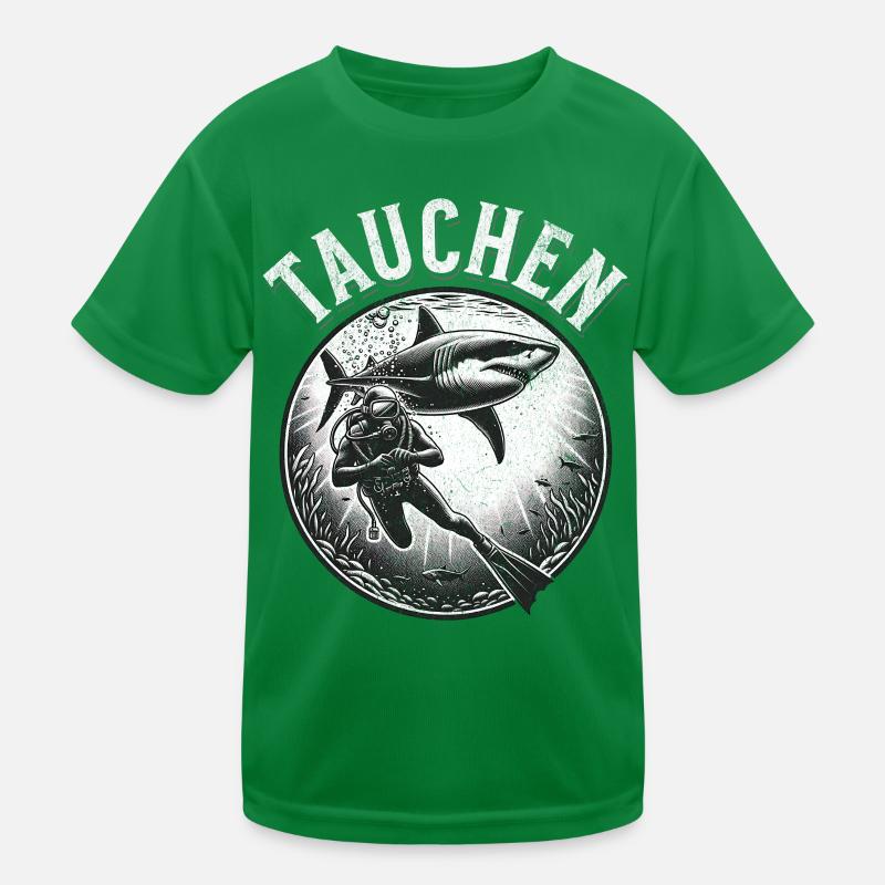 Tauchen Kinder Funktions-T-Shirt