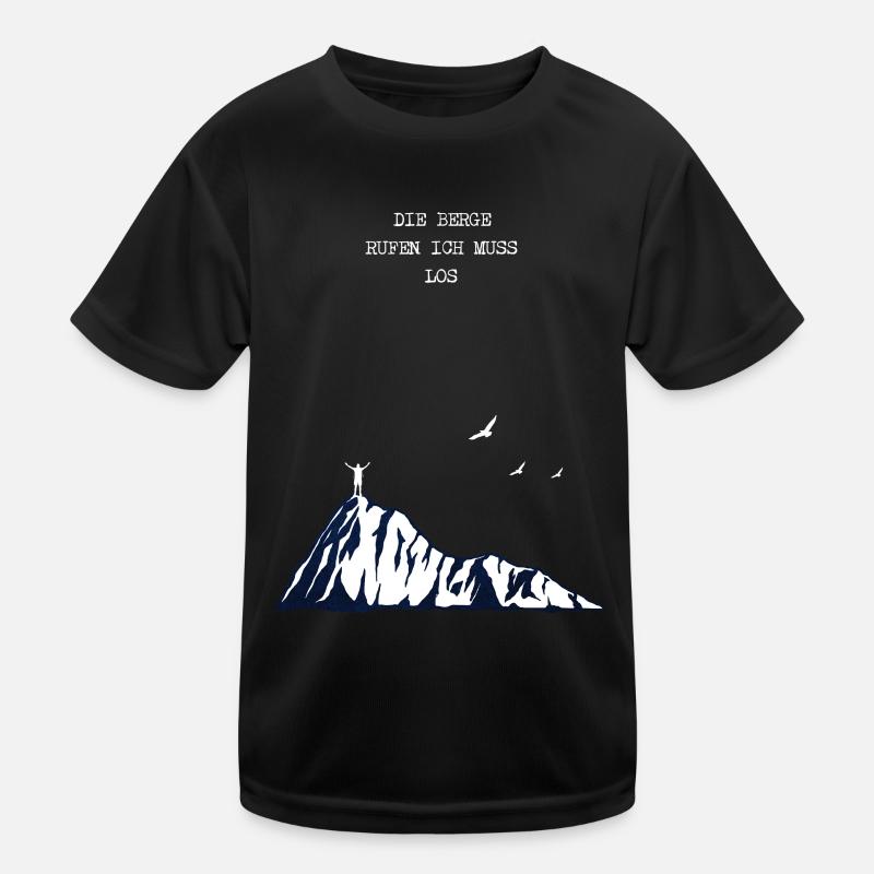 Wandern Minimalistisch Kinder Funktions-T-Shirt