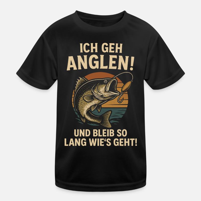 Idée cadeau de pêche Dictons de pêcheur T-shirt sport Enfant