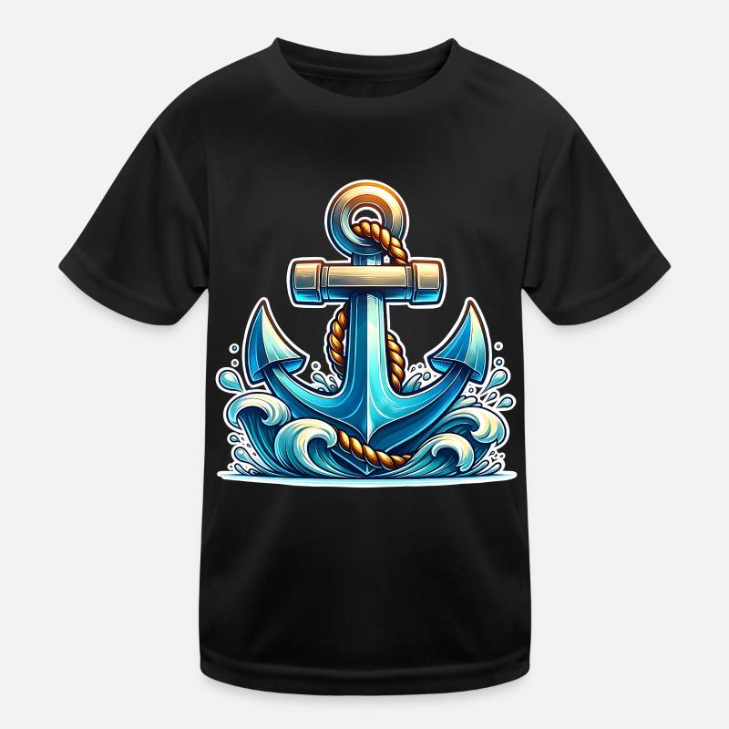 Anker Kinder Funktions-T-Shirt