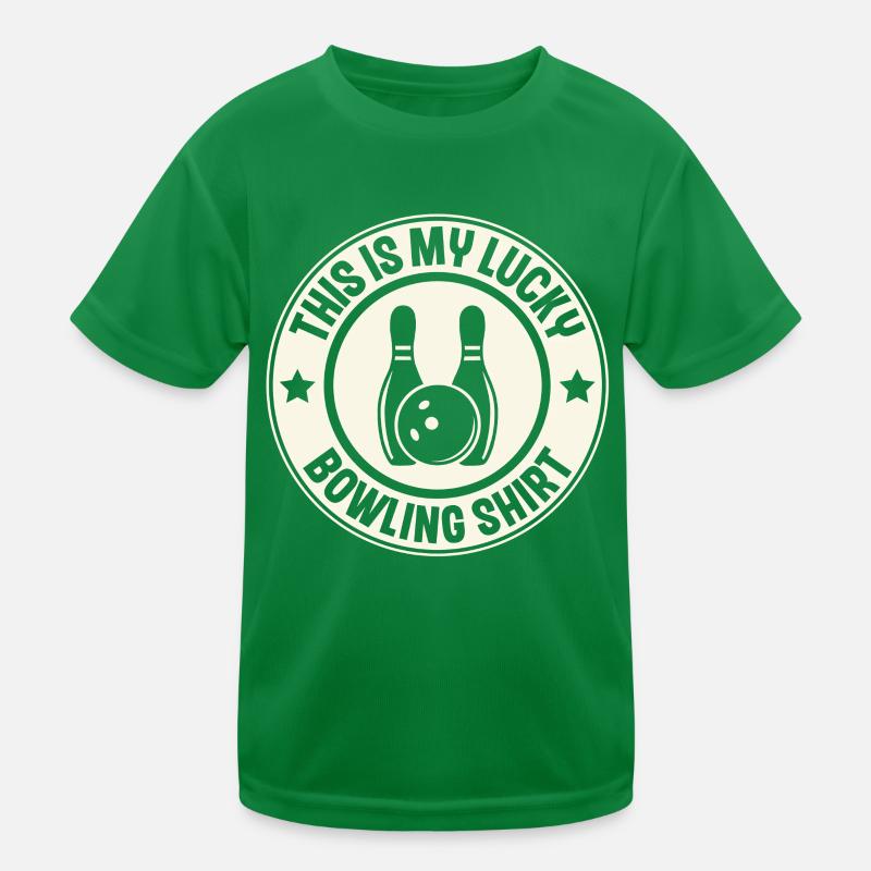 Bowling Kinder Funktions-T-Shirt