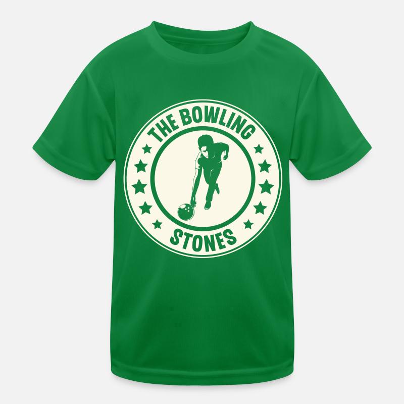 Bowling Kinder Funktions-T-Shirt