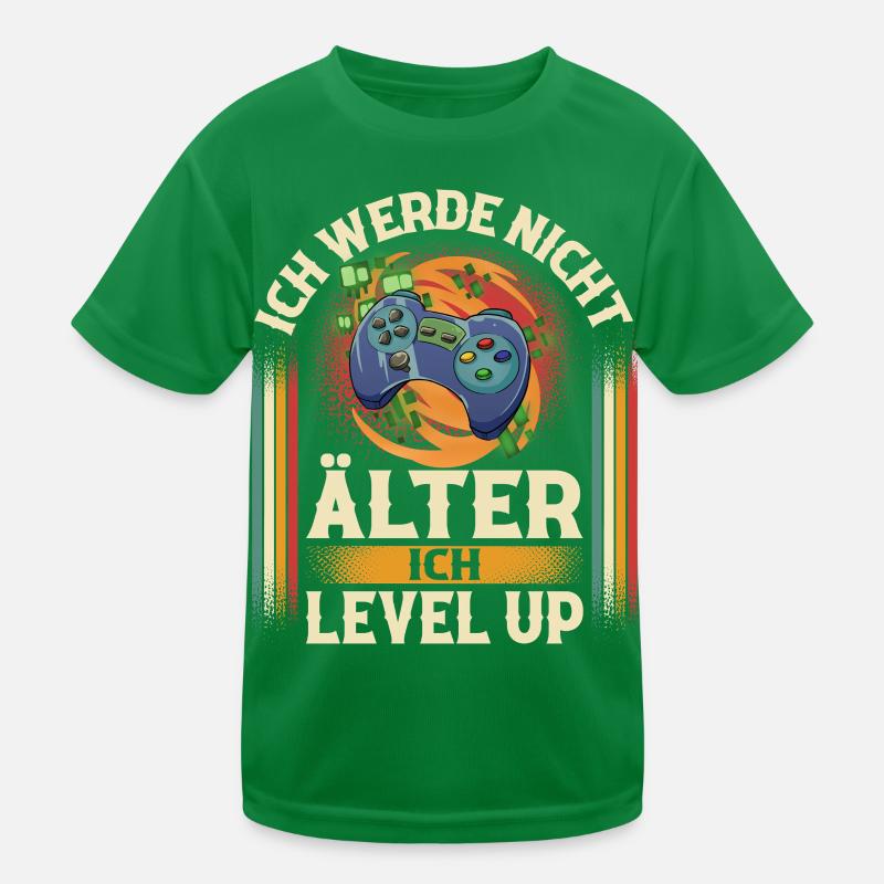 Gaming Kinder Funktions-T-Shirt