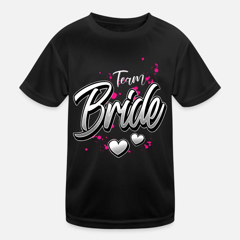 Team Bride Kids Functional T-Shirt