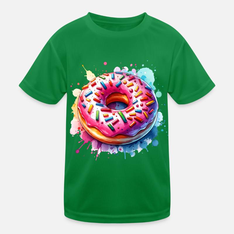 Donut Kinder Funktions-T-Shirt