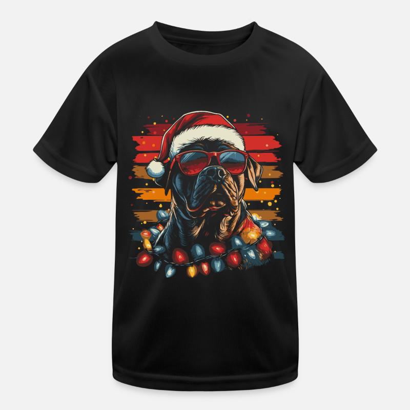 Cooler Cane Corso Weihnachten Kinder Funktions-T-Shirt
