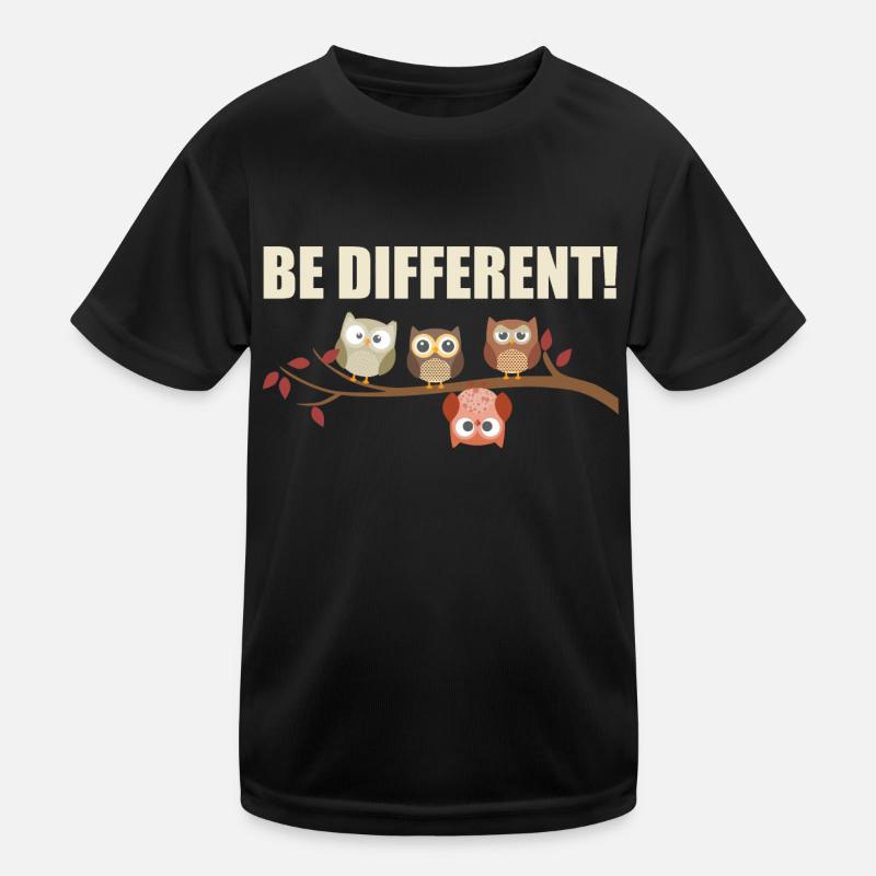 Soyez différent - Sweet Owls Soyez une idée cadeau différente T-shirt sport Enfant