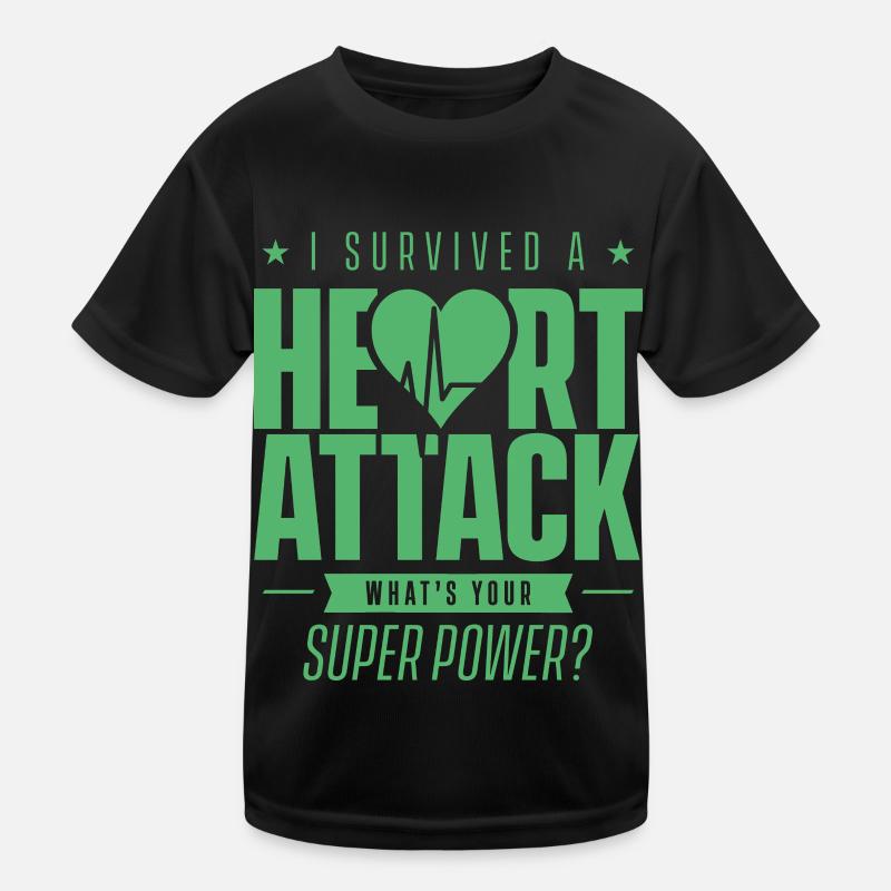 J’ai survécu à une crise cardiaque T-shirt sport Enfant