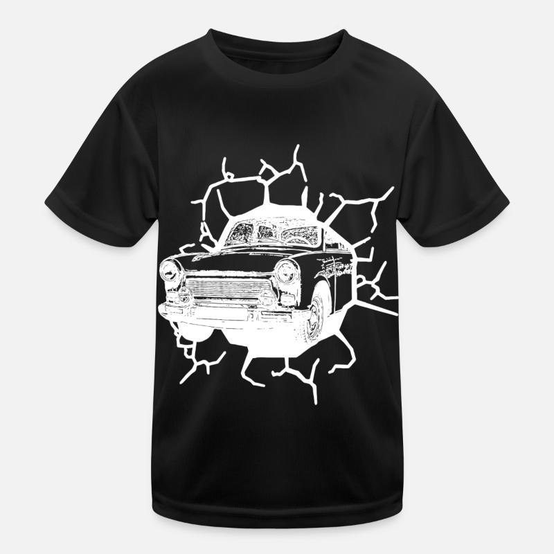 Trabi Trabant Oldtimer Wall Fall Ostalgie Ossi Kids Functional T-Shirt