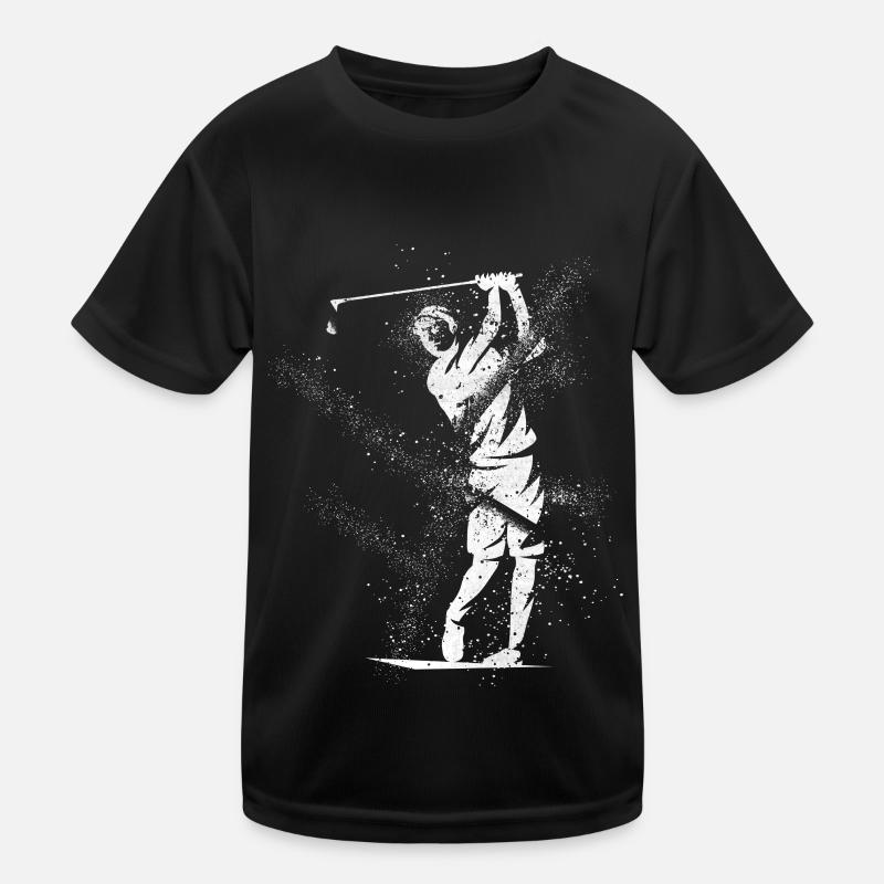 Golf, Golf, Golfer, Sport, Hobby, Splash, Grunge Kids Functional T-Shirt
