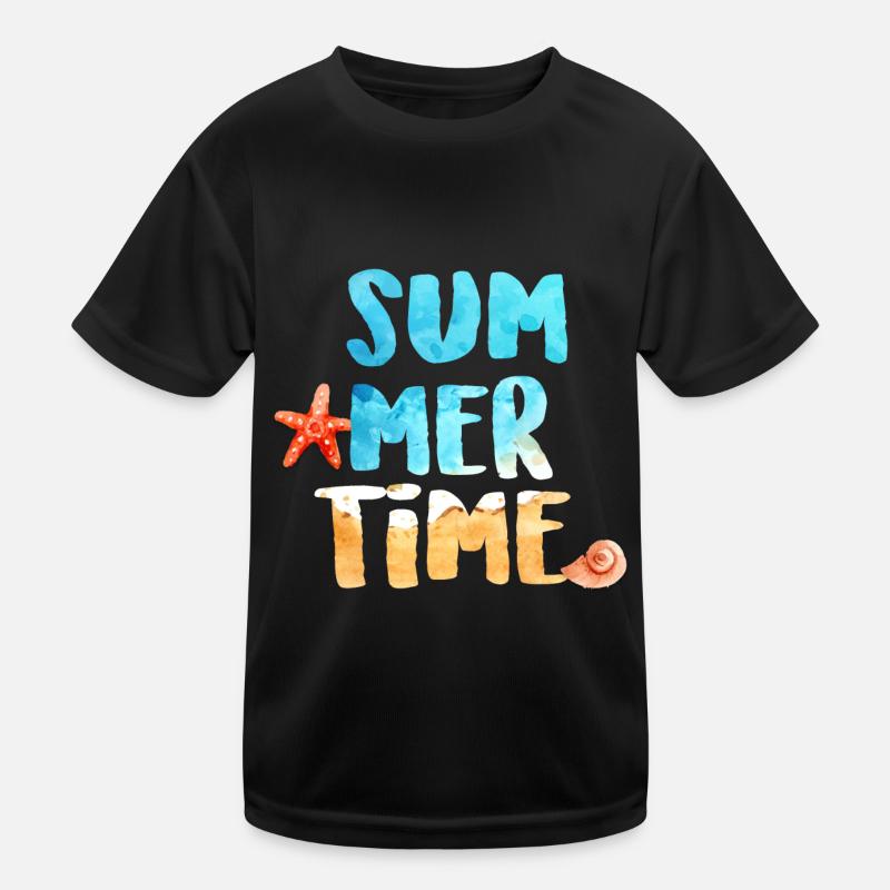 Urlaub Kinder Funktions-T-Shirt