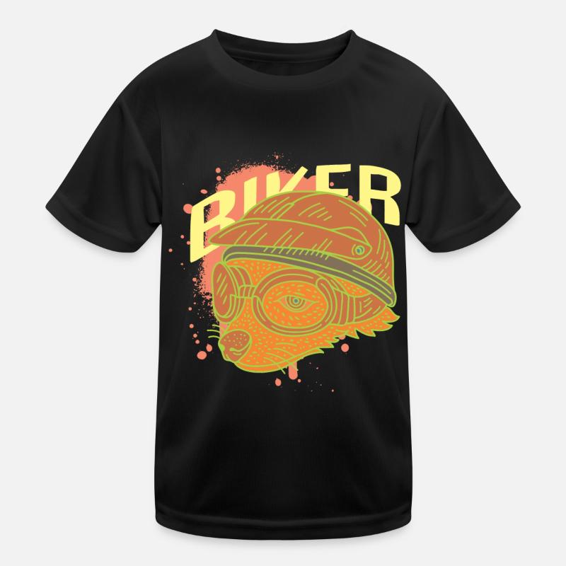 Motorrad Motor Zweirad Geschenkidee Kinder Funktions-T-Shirt