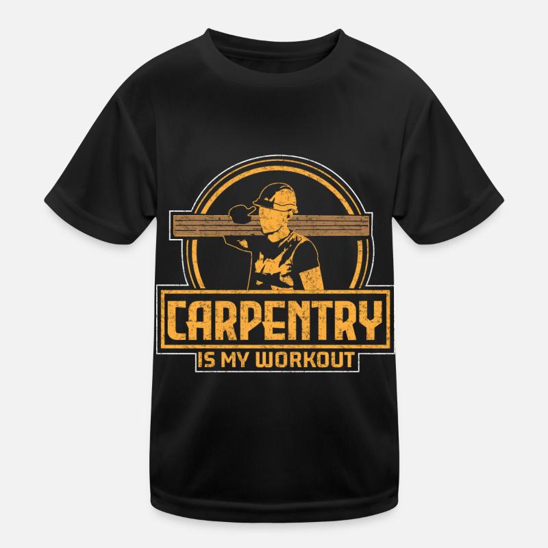 Cadeau de scie de menuisier charpentier T-shirt sport Enfant