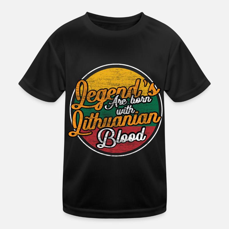 Litauen Baltisch Herkunft Geschenkidee Kinder Funktions-T-Shirt