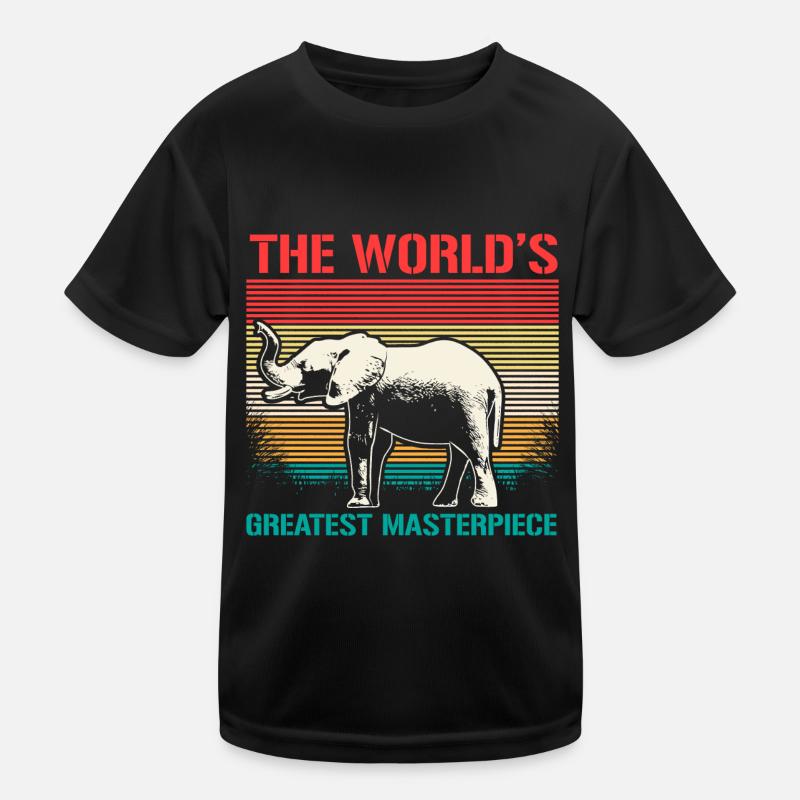 Elefant Rüssel Geschenk Kinder Funktions-T-Shirt